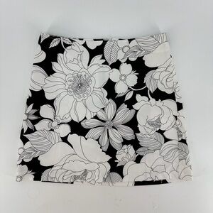 XOXO Y2K Dainty Feminine High Waist Zip Up Floral Mini Skirt